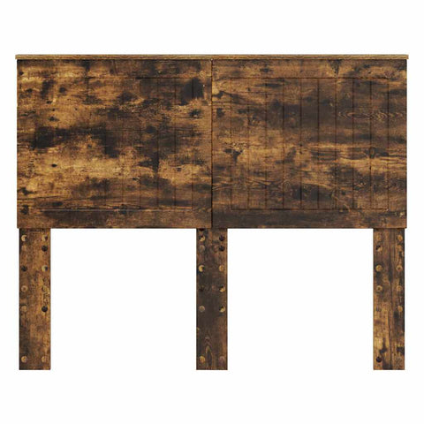 vidaXL Headboard with Headboard Smoked Oak 135 cm Engineered wood