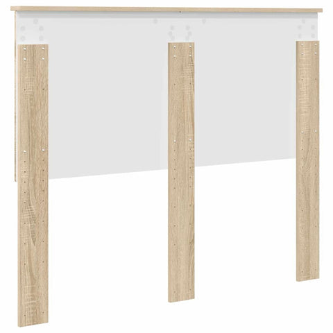vidaXL Headboard with Headboard Sonoma Oak 120 cm Engineered wood