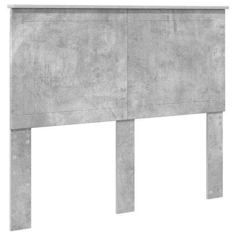 vidaXL Headboard with Headboard Concrete Grey 120 cm Engineered wood