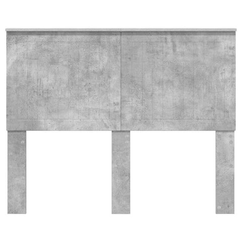 vidaXL Headboard with Headboard Concrete Grey 120 cm Engineered wood