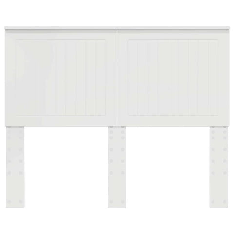 vidaXL Headboard with Headboard Gloss White 120 cm Engineered wood