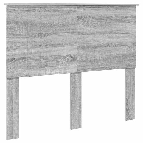 vidaXL Headboard with Headboard Grey Sonoma 120 cm Engineered wood