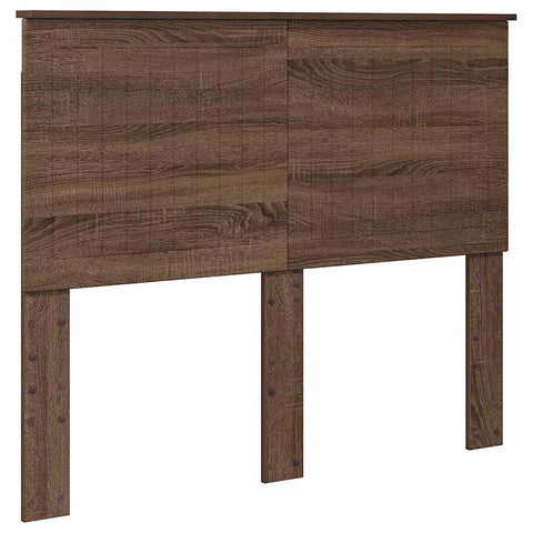 vidaXL Headboard with Headboard Brown Oak 120 cm Engineered wood