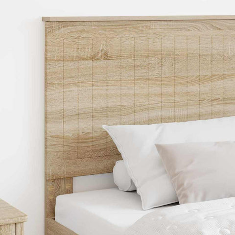 vidaXL Headboard with Headboard Sonoma Oak 100 cm Engineered wood