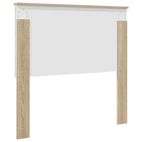 vidaXL Headboard with Headboard Sonoma Oak 100 cm Engineered wood