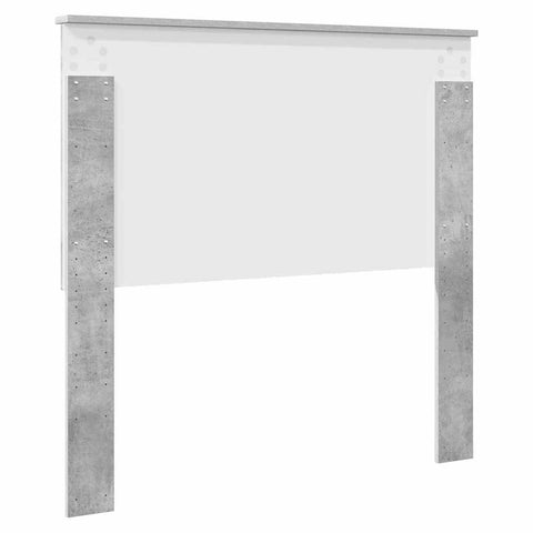 vidaXL Headboard with Headboard Concrete Grey 100 cm Engineered wood