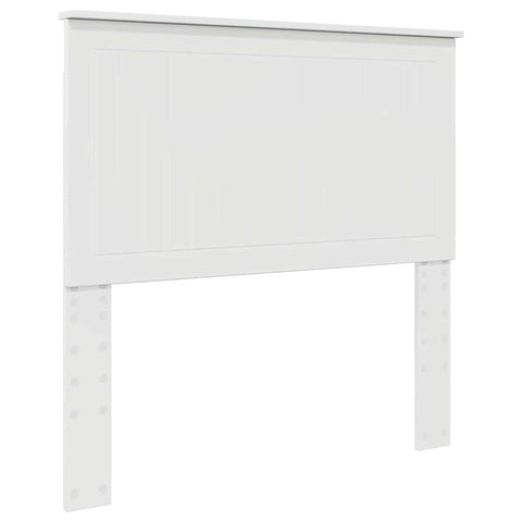 vidaXL Headboard with Headboard Gloss White 100 cm Engineered wood