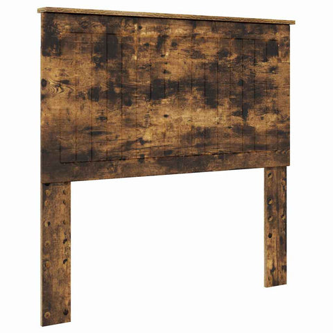 vidaXL Headboard with Headboard Smoked Oak 100 cm Engineered wood