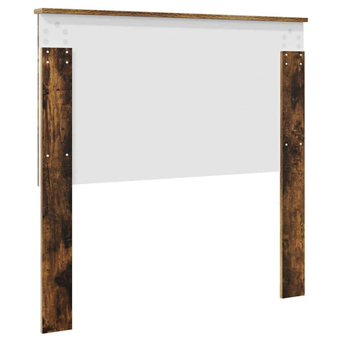 vidaXL Headboard with Headboard Smoked Oak 100 cm Engineered wood