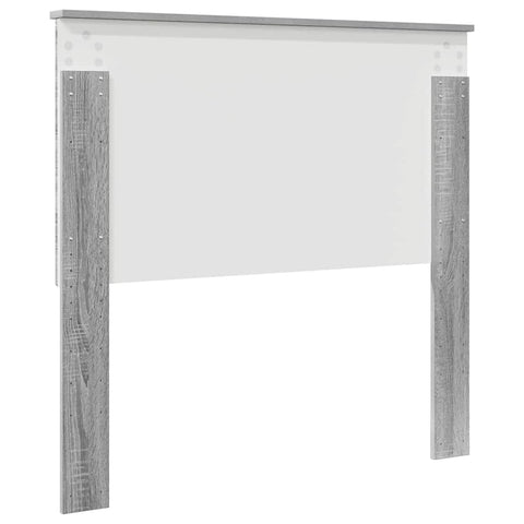 vidaXL Headboard with Headboard Grey Sonoma 100 cm Engineered wood