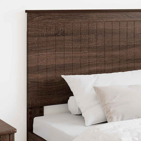 vidaXL Headboard with Headboard Brown Oak 100 cm Engineered wood