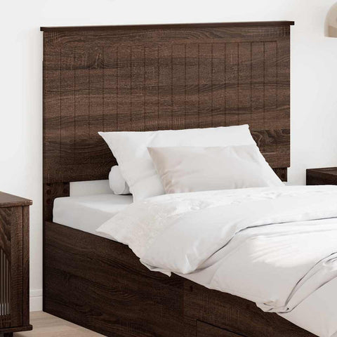vidaXL Headboard with Headboard Brown Oak 100 cm Engineered wood