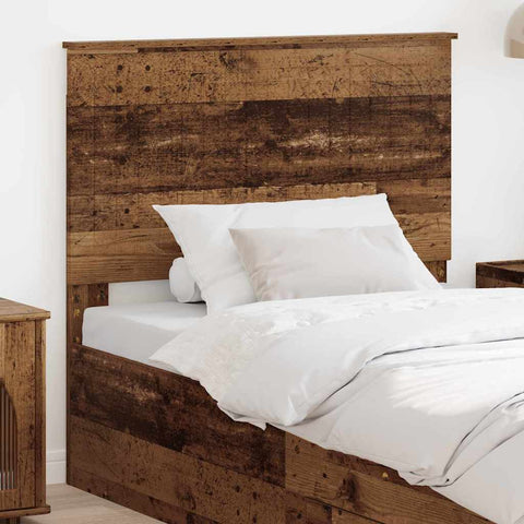 vidaXL Headboard with Headboard Old Wood 100 cm Engineered wood