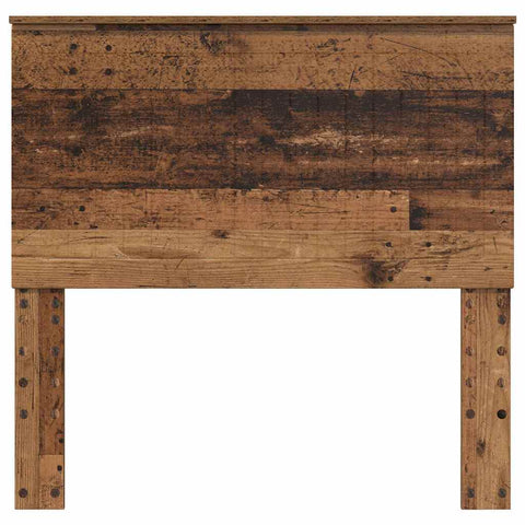 vidaXL Headboard with Headboard Old Wood 100 cm Engineered wood