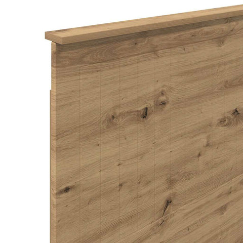 vidaXL Headboard with Headboard Artisan Oak 100 cm Engineered wood