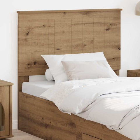 vidaXL Headboard with Headboard Artisan Oak 100 cm Engineered wood
