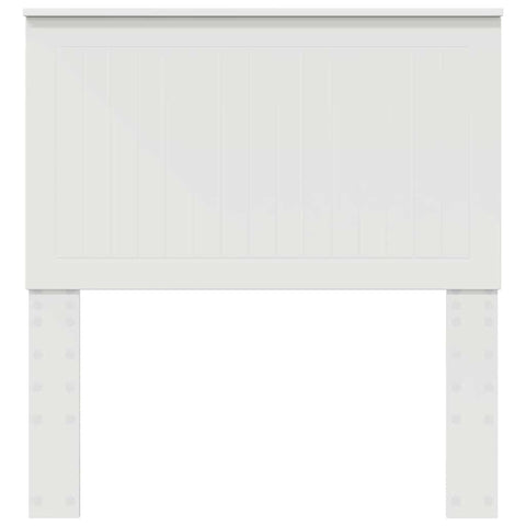 vidaXL Headboard with Headboard White 90 cm Engineered wood