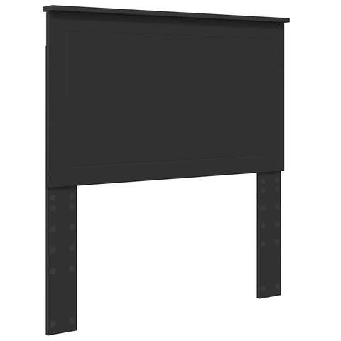 vidaXL Headboard with Headboard Black Oak 90 cm Engineered wood