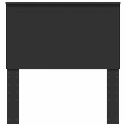 vidaXL Headboard with Headboard Black Oak 90 cm Engineered wood