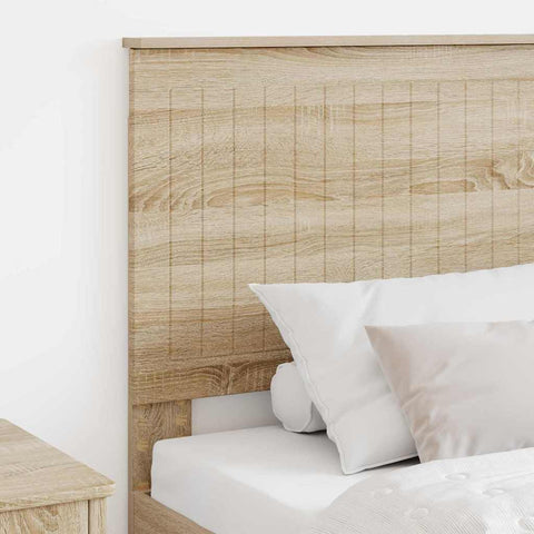 vidaXL Headboard with Headboard Sonoma Oak 90 cm Engineered wood