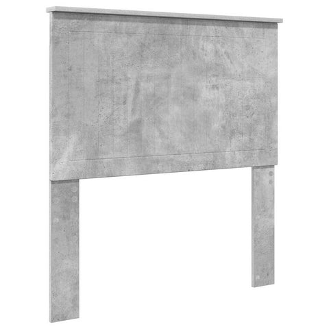 vidaXL Headboard with Headboard Concrete Grey 90 cm Engineered wood