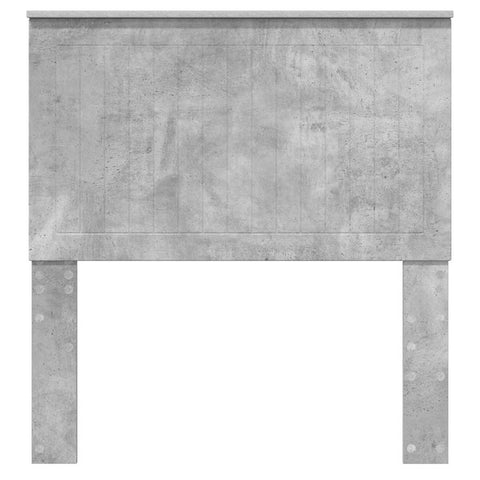 vidaXL Headboard with Headboard Concrete Grey 90 cm Engineered wood