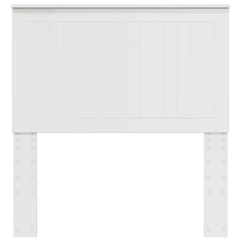 vidaXL Headboard with Headboard Gloss White 90 cm Engineered wood