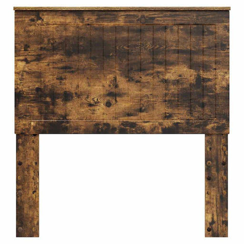 vidaXL Headboard with Headboard Smoked Oak 90 cm Engineered wood