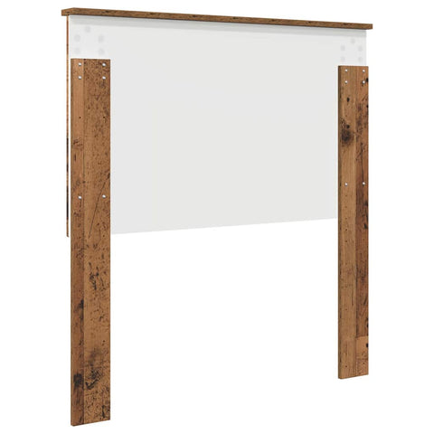 vidaXL Headboard with Headboard Old Wood 90 cm Engineered wood