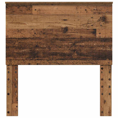 vidaXL Headboard with Headboard Old Wood 90 cm Engineered wood
