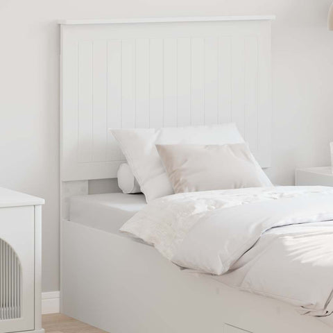 vidaXL Headboard with Headboard White 80 cm Engineered wood