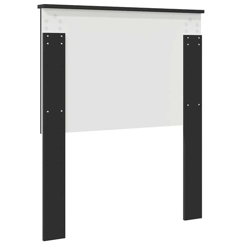 vidaXL Headboard with Headboard Black Oak 80 cm Engineered wood