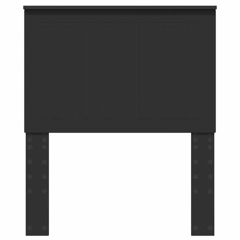 vidaXL Headboard with Headboard Black Oak 80 cm Engineered wood