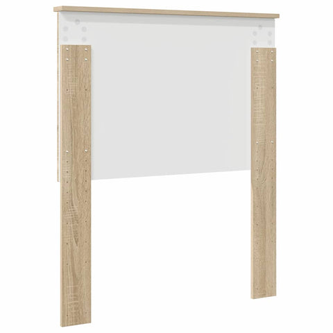 vidaXL Headboard with Headboard Sonoma Oak 80 cm Engineered wood