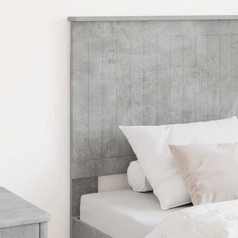 vidaXL Headboard with Headboard Concrete Grey 80 cm Engineered wood
