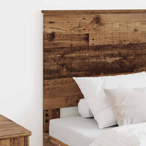 vidaXL Headboard with Headboard Old Wood 80 cm Engineered wood