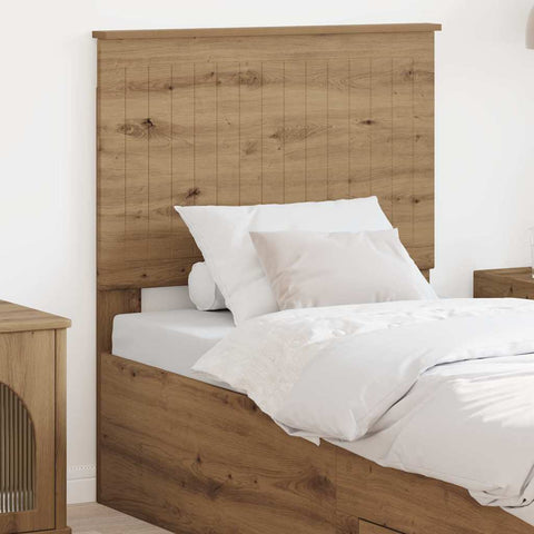 vidaXL Headboard with Headboard Artisan Oak 80 cm Engineered wood