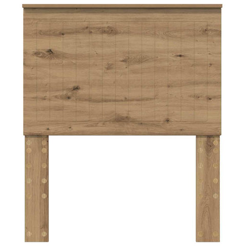 vidaXL Headboard with Headboard Artisan Oak 80 cm Engineered wood