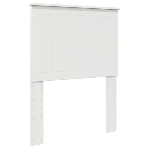 vidaXL Headboard with Headboard White 75 cm Engineered wood