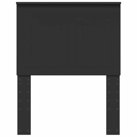 vidaXL Headboard with Headboard Black Oak 75 cm Engineered wood
