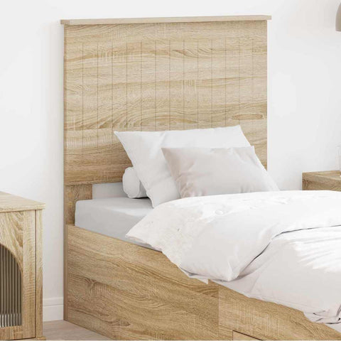 vidaXL Headboard with Headboard Sonoma Oak 75 cm Engineered wood
