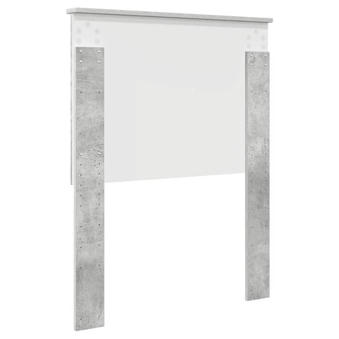 vidaXL Headboard with Headboard Concrete Grey 75 cm Engineered wood
