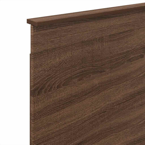 vidaXL Headboard with Headboard Brown Oak 75 cm Engineered wood