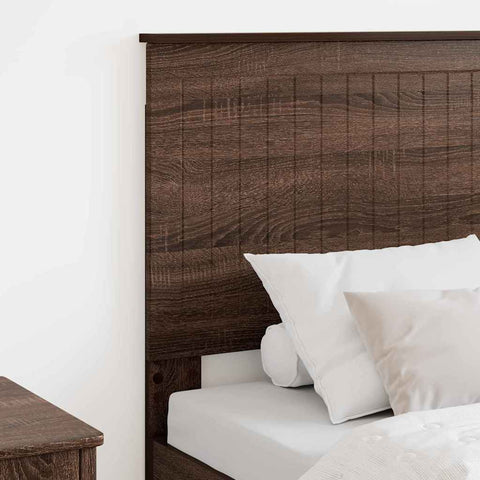 vidaXL Headboard with Headboard Brown Oak 75 cm Engineered wood