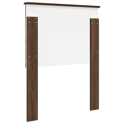 vidaXL Headboard with Headboard Brown Oak 75 cm Engineered wood