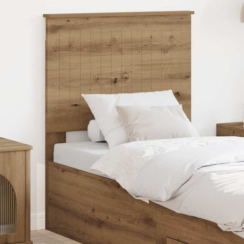 vidaXL Headboard with Headboard Artisan Oak 75 cm Engineered wood