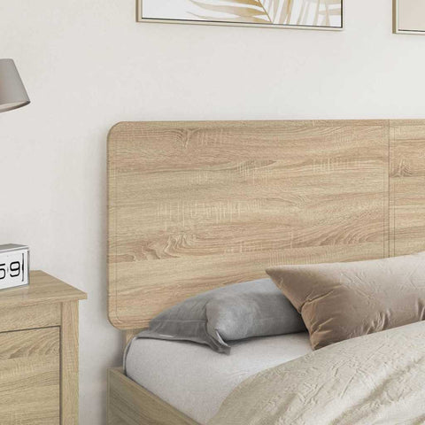 vidaXL Headboard with Headboard Sonoma Oak 200 cm Engineered wood