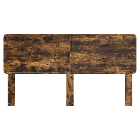 vidaXL Headboard with Headboard Smoked Oak 200 cm Engineered wood