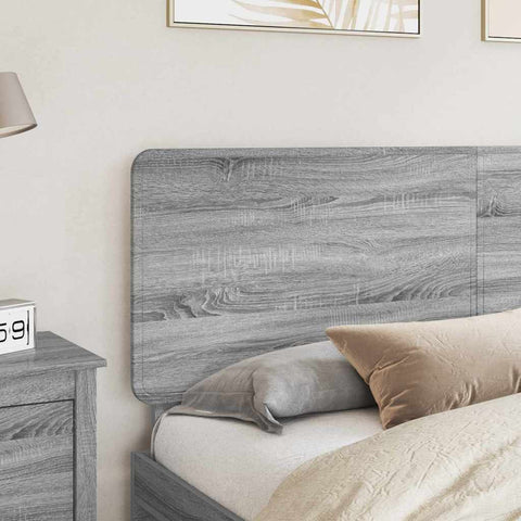 vidaXL Headboard with Headboard Grey Sonoma 200 cm Engineered wood