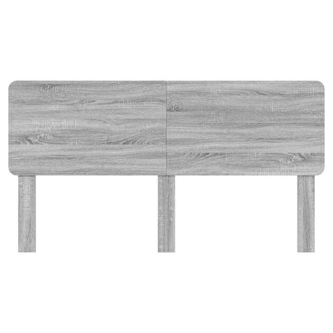 vidaXL Headboard with Headboard Grey Sonoma 200 cm Engineered wood
